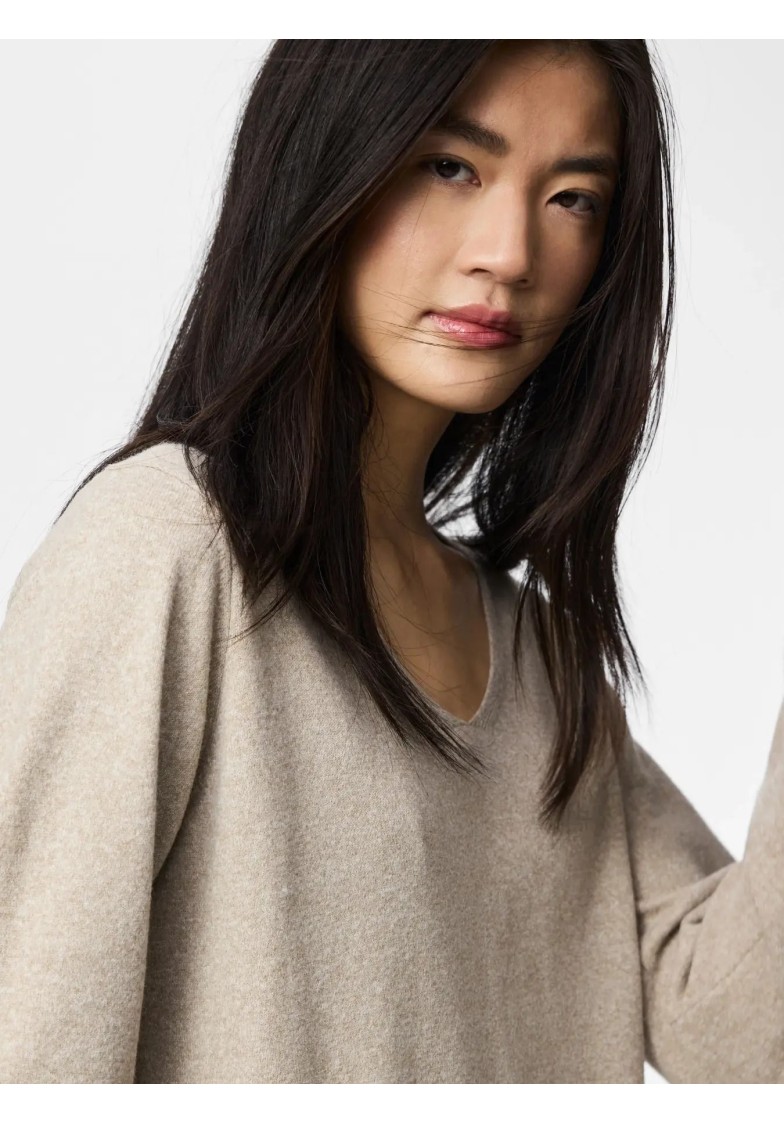 PCBREE L/S V-NECK KNIT