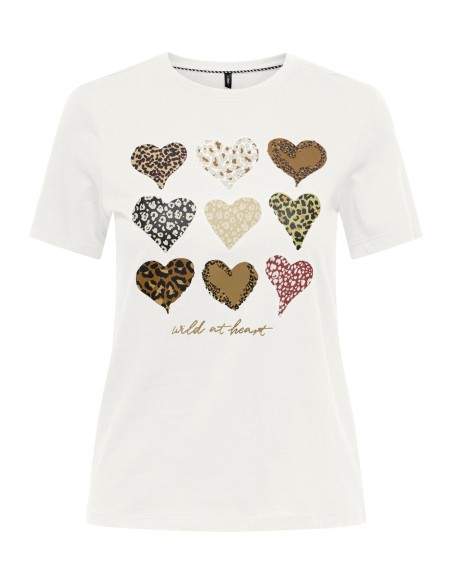 ONLFREEZE S/S HEART TEE