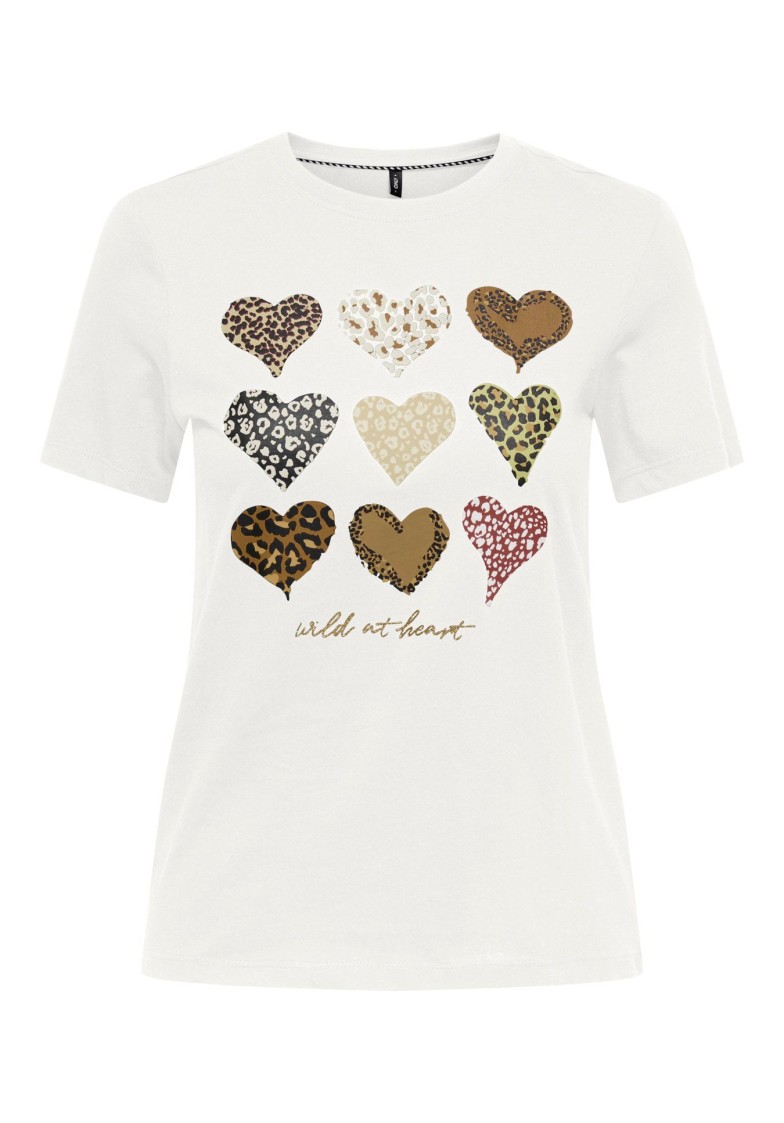 ONLFREEZE S/S HEART TEE