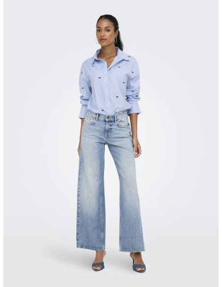 ONLOREGON ZEIDI L/S BOW SHIRT