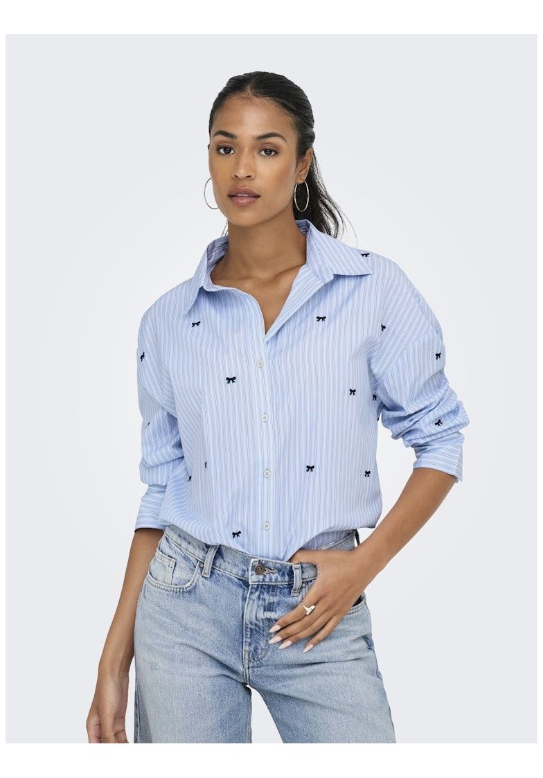 ONLOREGON ZEIDI L/S BOW SHIRT