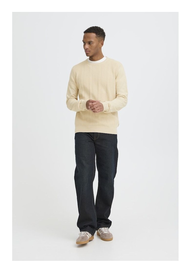 BHBARON O-NECK KNIT L/S