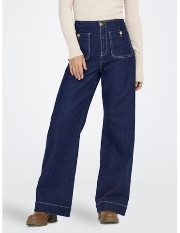 ONLMADELINE JEANS HW WD POCKET GUA113