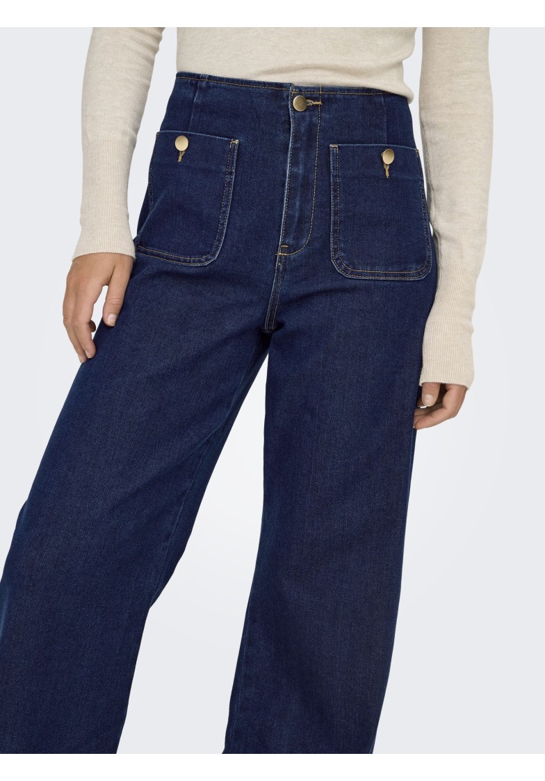 ONLMADELINE JEANS HW WD POCKET GUA113