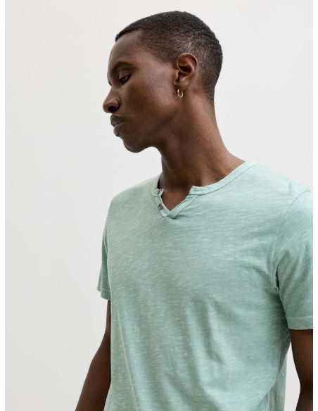 JJESPLIT NECK TEE S/S