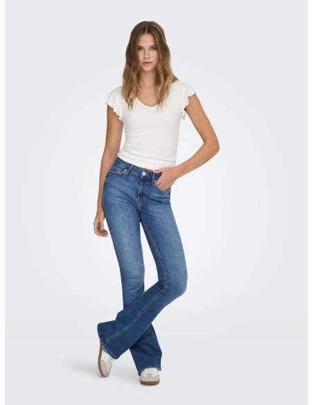 ONLBLUSH JEANS MID FLARED REA1319