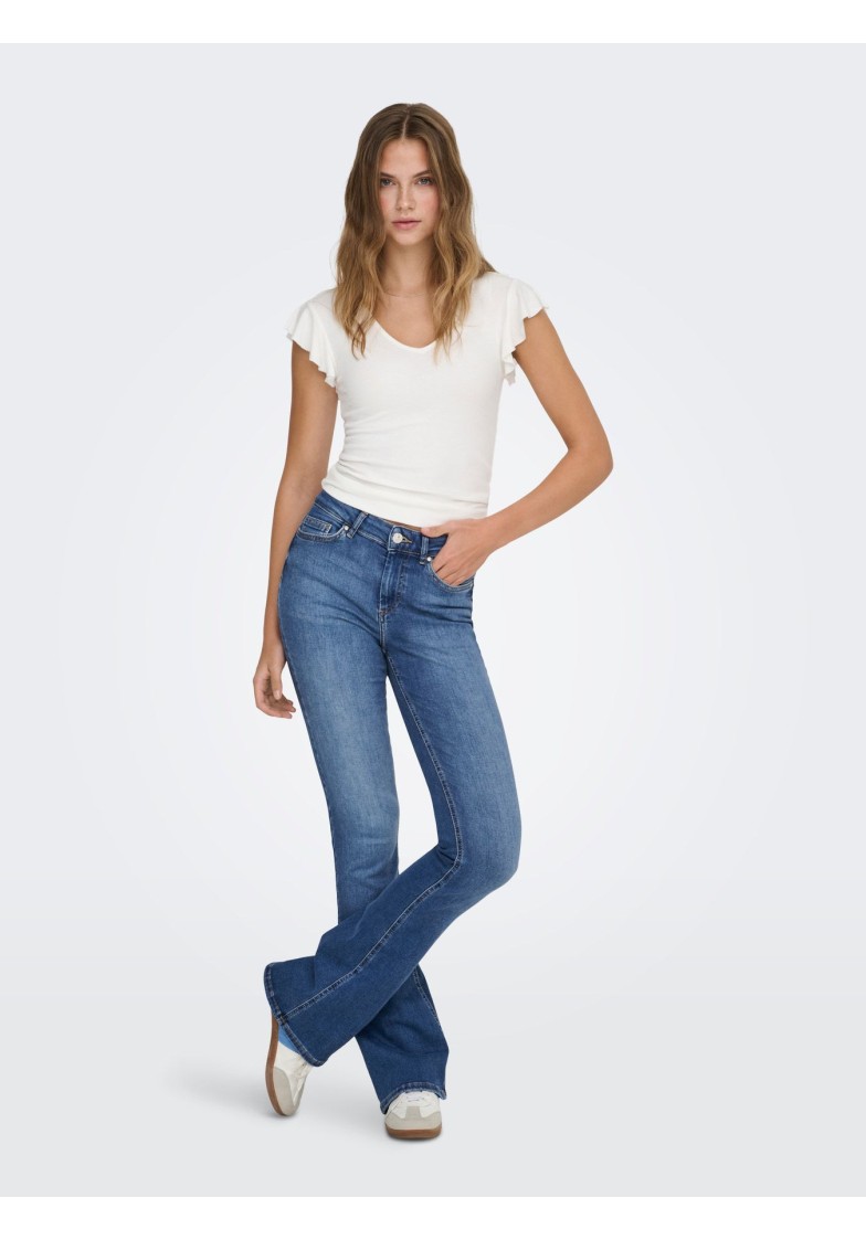 ONLBLUSH JEANS MID FLARED REA1319