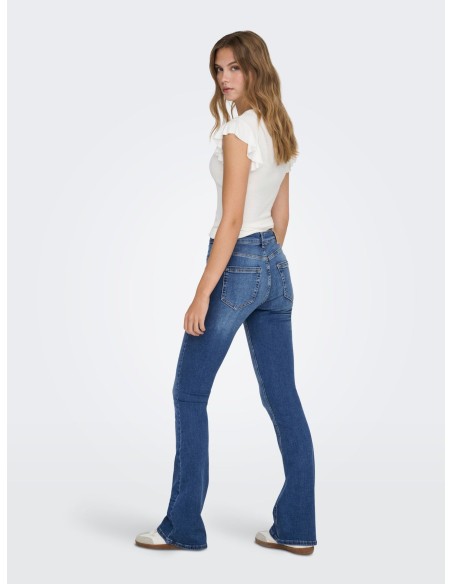ONLBLUSH JEANS MID FLARED REA1319