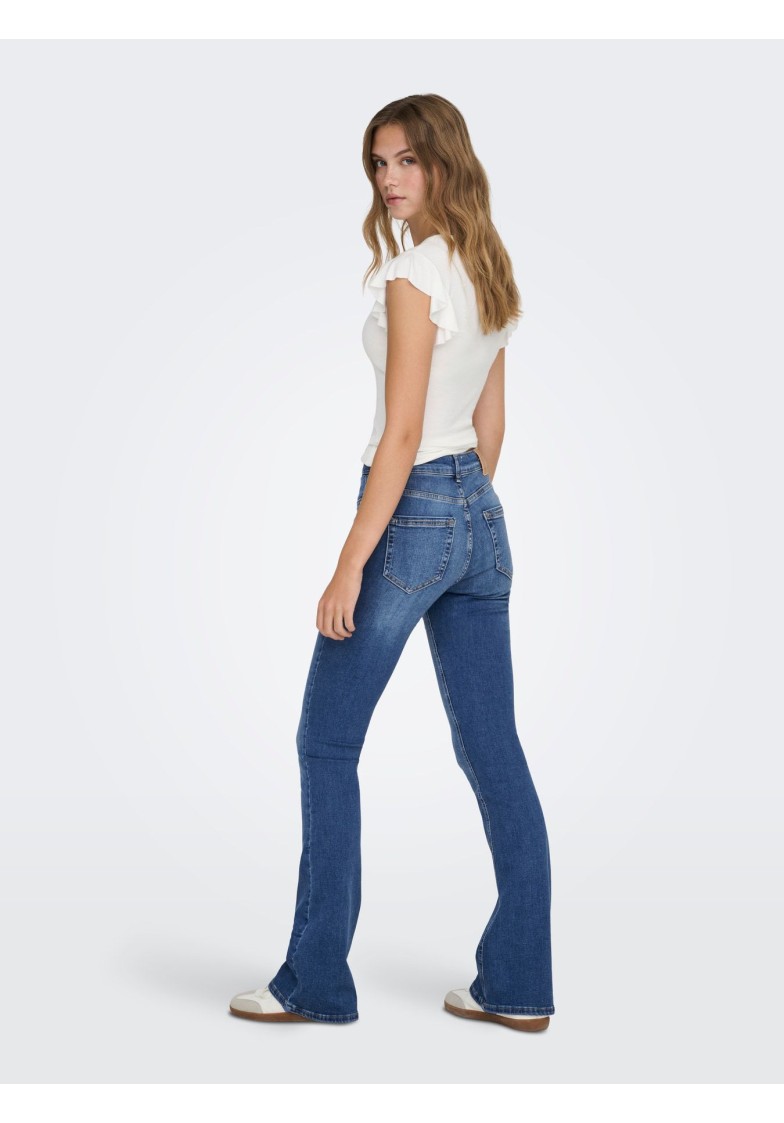 ONLBLUSH JEANS MID FLARED REA1319