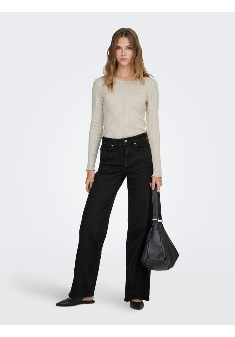 ONLMADISON BLUSH HW WIDE CRO099 JEANS