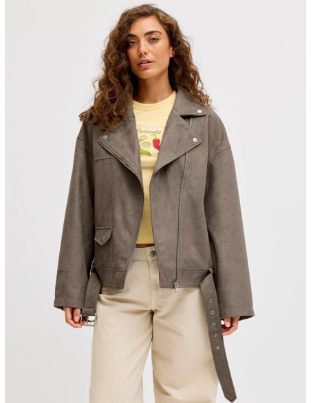 JXFRIDA ROCKY BRUSHED BIKER JACKET