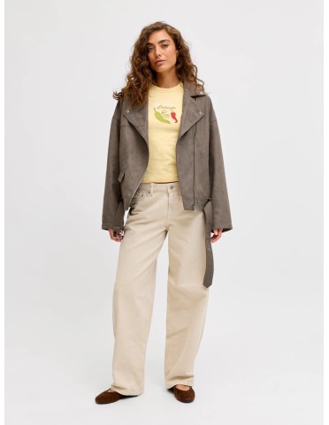 JXFRIDA ROCKY BRUSHED BIKER JACKET 2