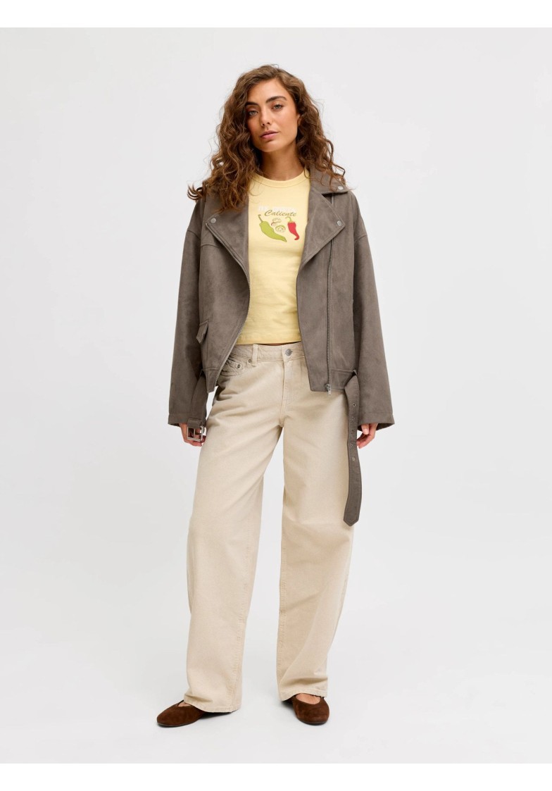 JXFRIDA ROCKY BRUSHED BIKER JACKET