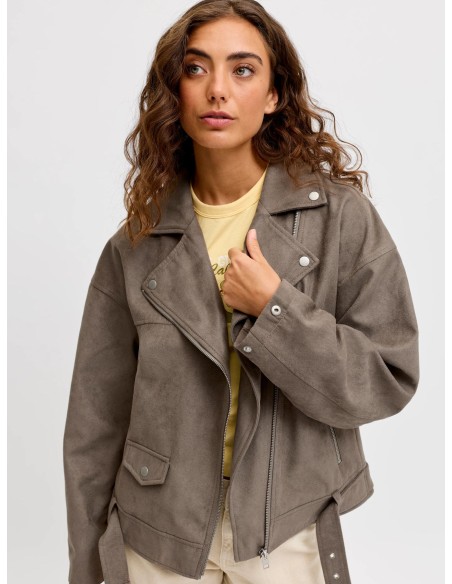 JXFRIDA ROCKY BRUSHED BIKER JACKET