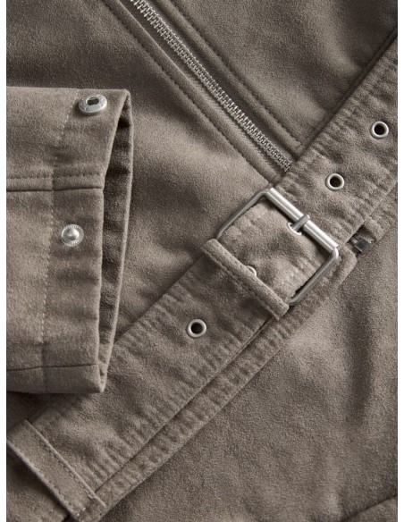 JXFRIDA ROCKY BRUSHED BIKER JACKET