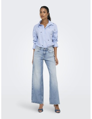 ONLOREGON ZEIDI L/S BOW SHIRT 2