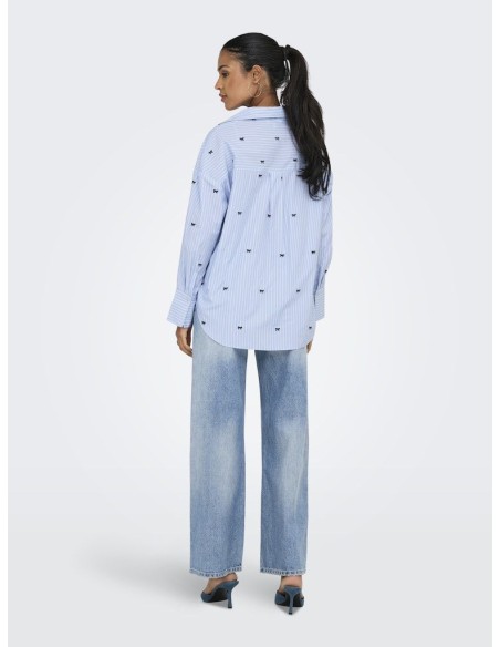 ONLOREGON ZEIDI L/S BOW SHIRT