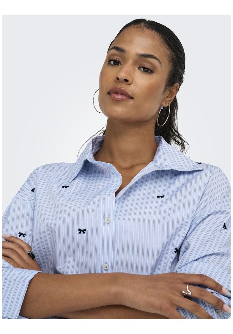 ONLOREGON ZEIDI L/S BOW SHIRT