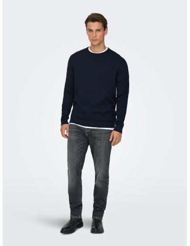 ONSBERRY L/S O-NECK KNIT 2