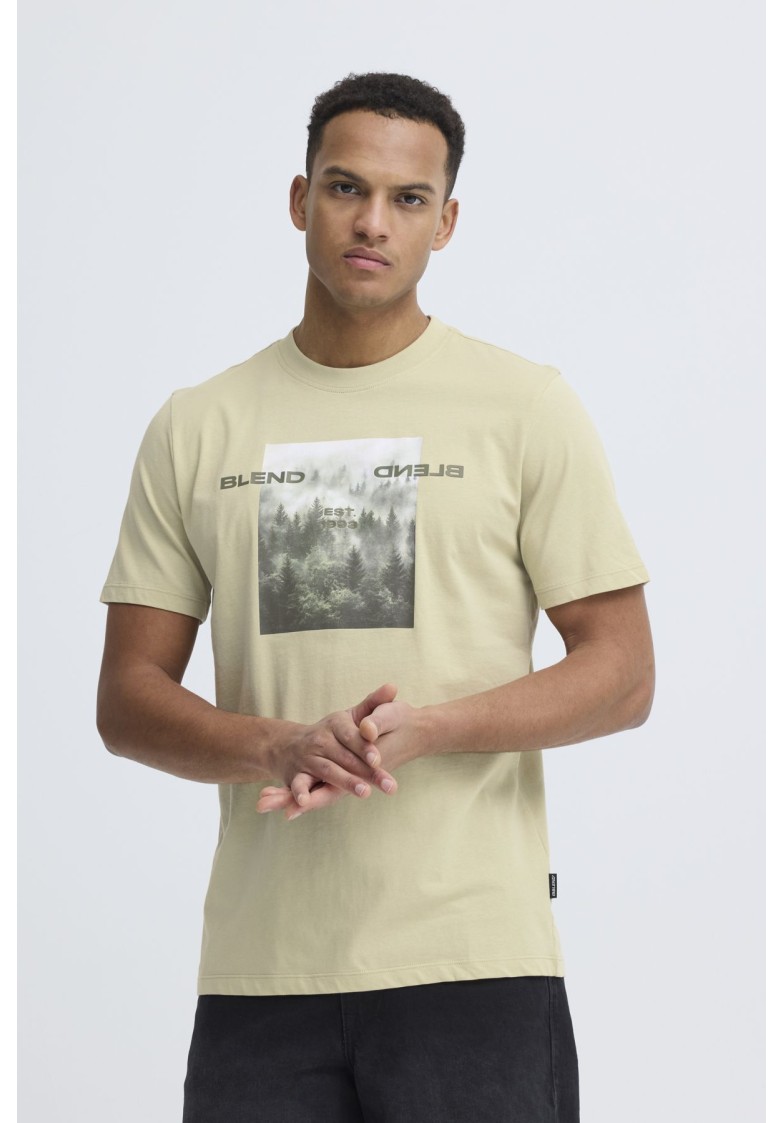 BHKEAN PHOTOPRINT TEE S/S