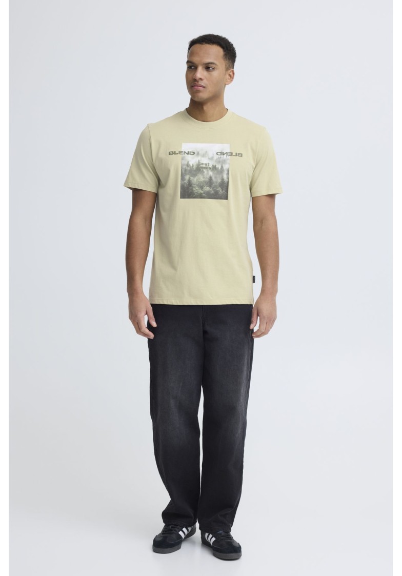 BHKEAN PHOTOPRINT TEE S/S