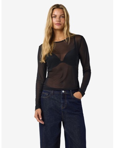 NMJUDITH L/S MESH TOP