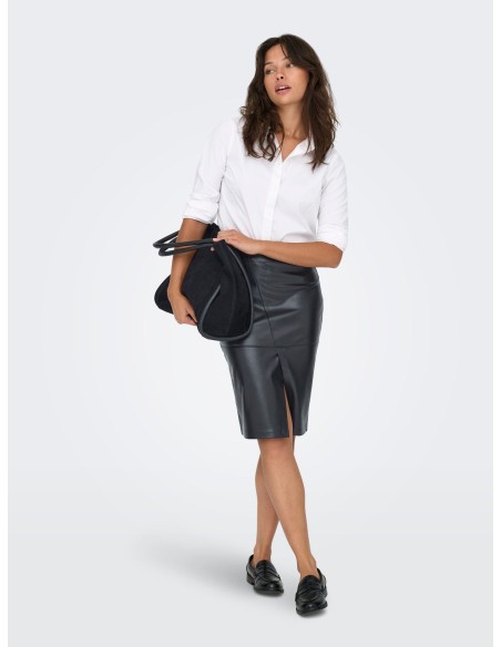 ONLNICKI FAUX LEATHER SKIRT