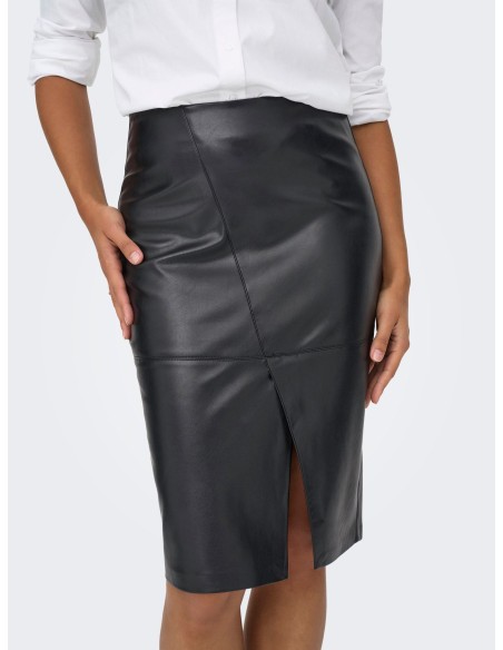 ONLNICKI FAUX LEATHER SKIRT