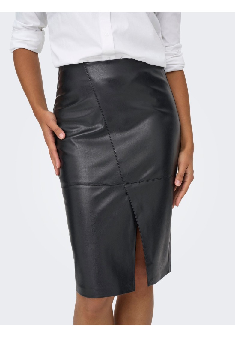 ONLNICKI FAUX LEATHER SKIRT