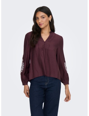 ONLKANA EMBROIDERY 7/8 TOP 2