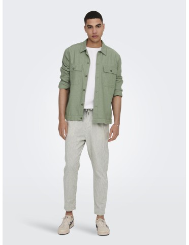 ONSKENNET L/S LINEN OVERSHIRT 2