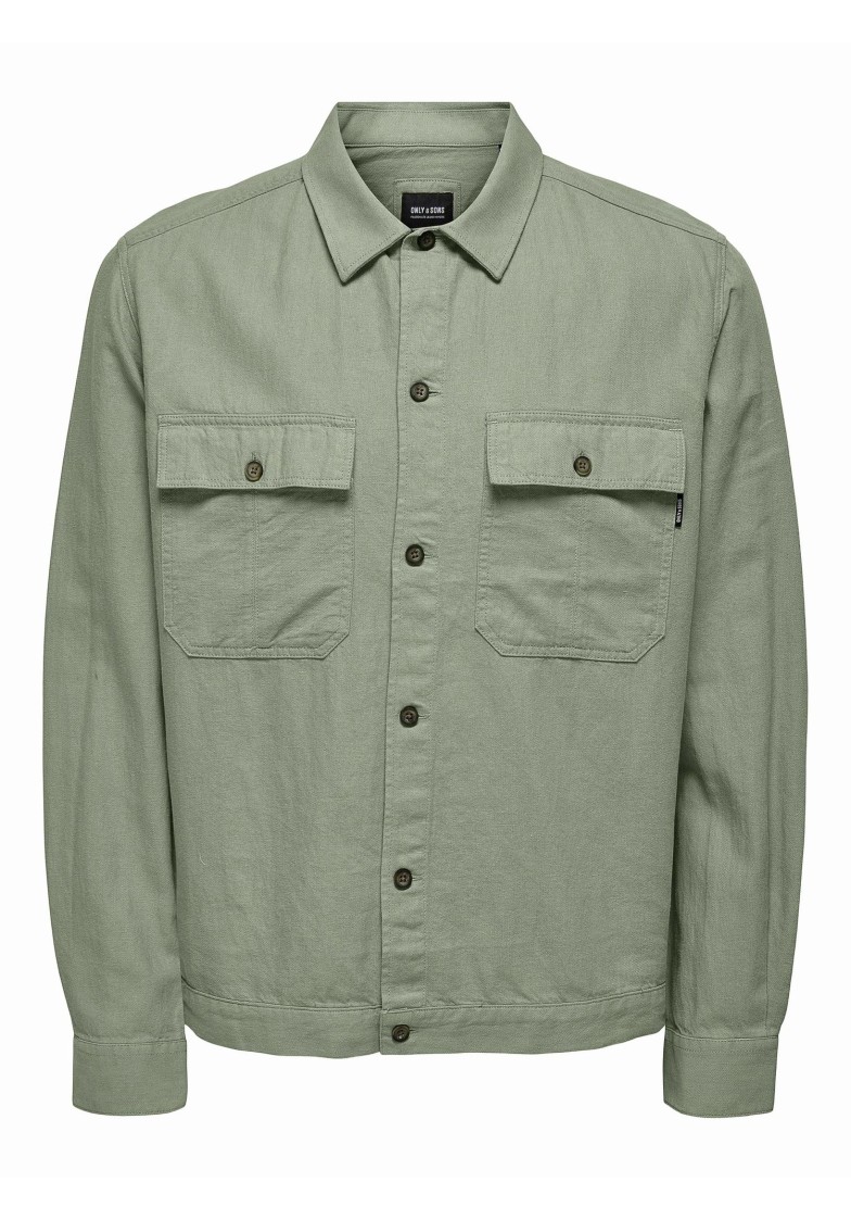 ONSKENNET L/S LINEN OVERSHIRT