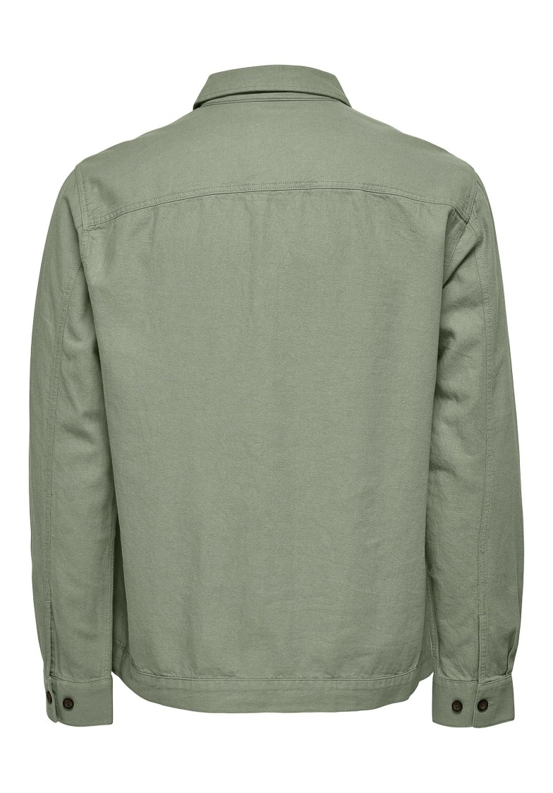 ONSKENNET L/S LINEN OVERSHIRT