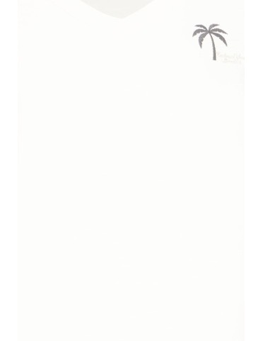 BYPALORA V-NECK EYE EMB TEE S/S 2