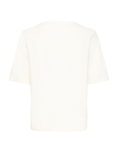 BYPALORA V-NECK EYE EMB TEE S/S