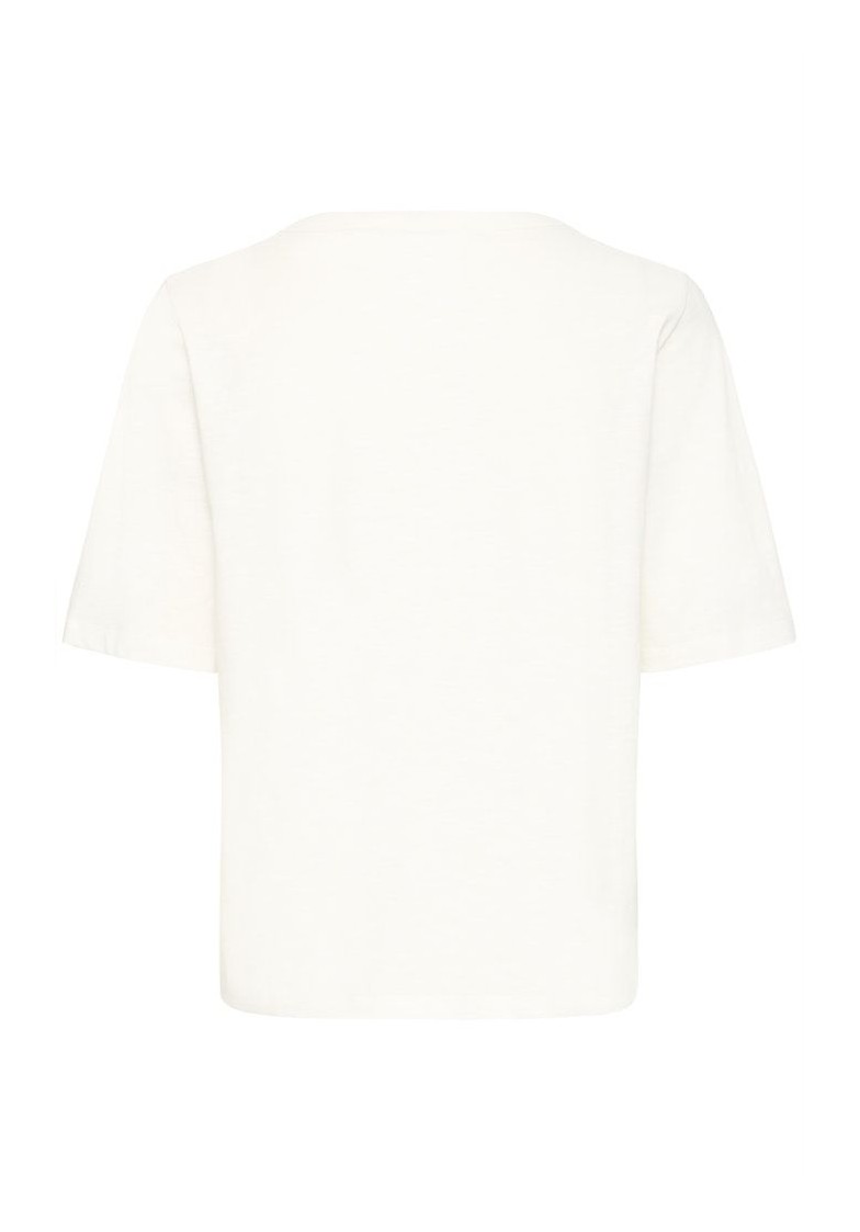 BYPALORA V-NECK EYE EMB TEE S/S