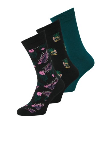 JACPINEAPPLE SKULLS SOCKS 3 PACK
