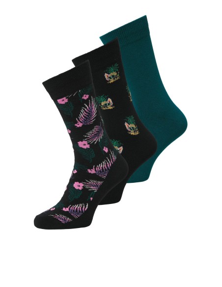 JACPINEAPPLE SKULLS SOCKS 3 PACK