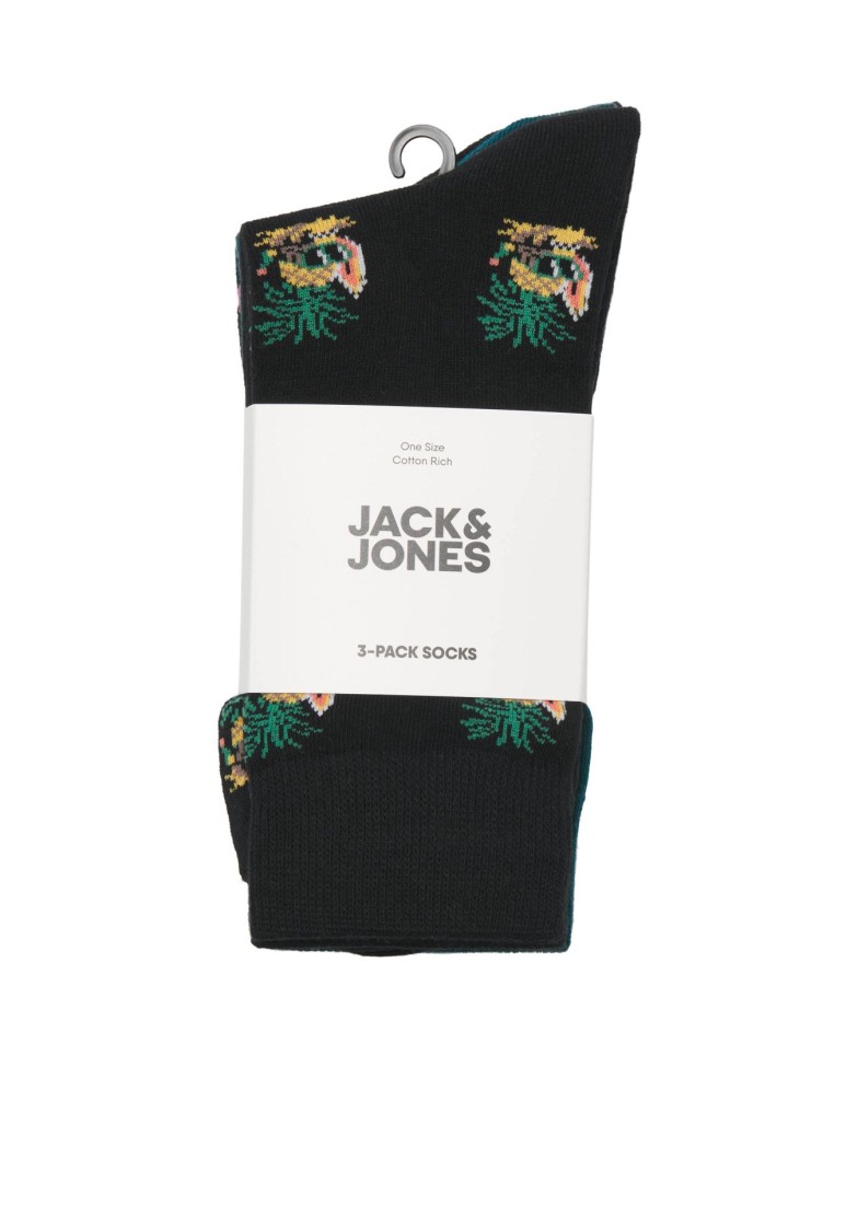 JACPINEAPPLE SKULLS SOCKS 3 PACK