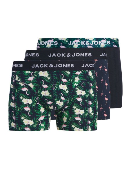 JACFLAMINGO FLOWER TRUNKS 3 PACK