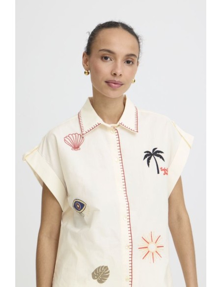 BYJESSEL EMB SHIRT S/S