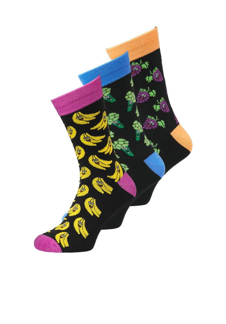 JACVEGGIE FOOD SOCKS 3 PACK