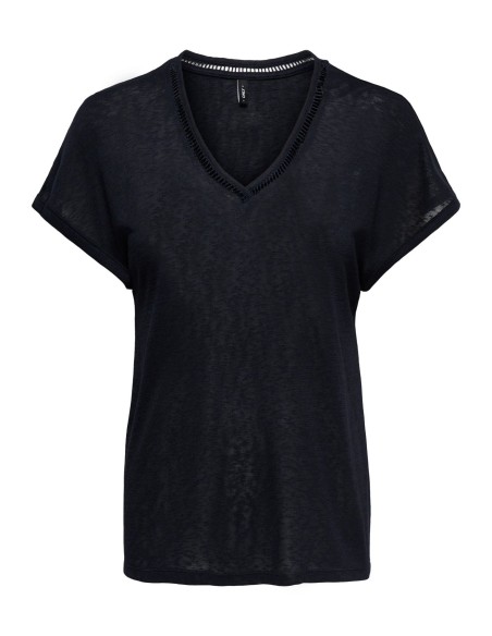 ONLPENNY S/S BATSLEEVE V-NECK TOP