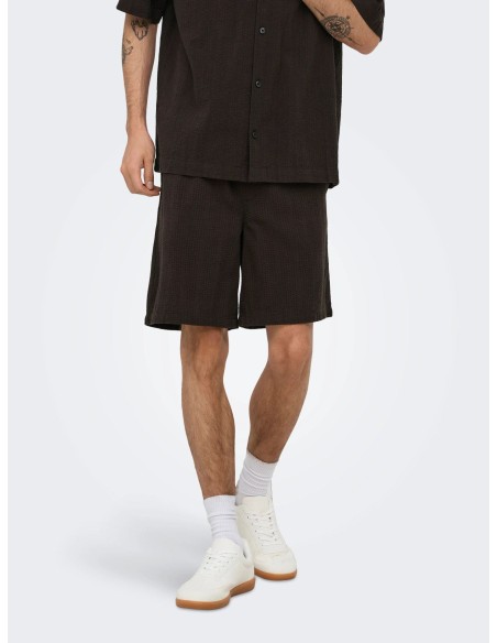 ONSCRUZ SEERSUCKER JOGGER SHORTS