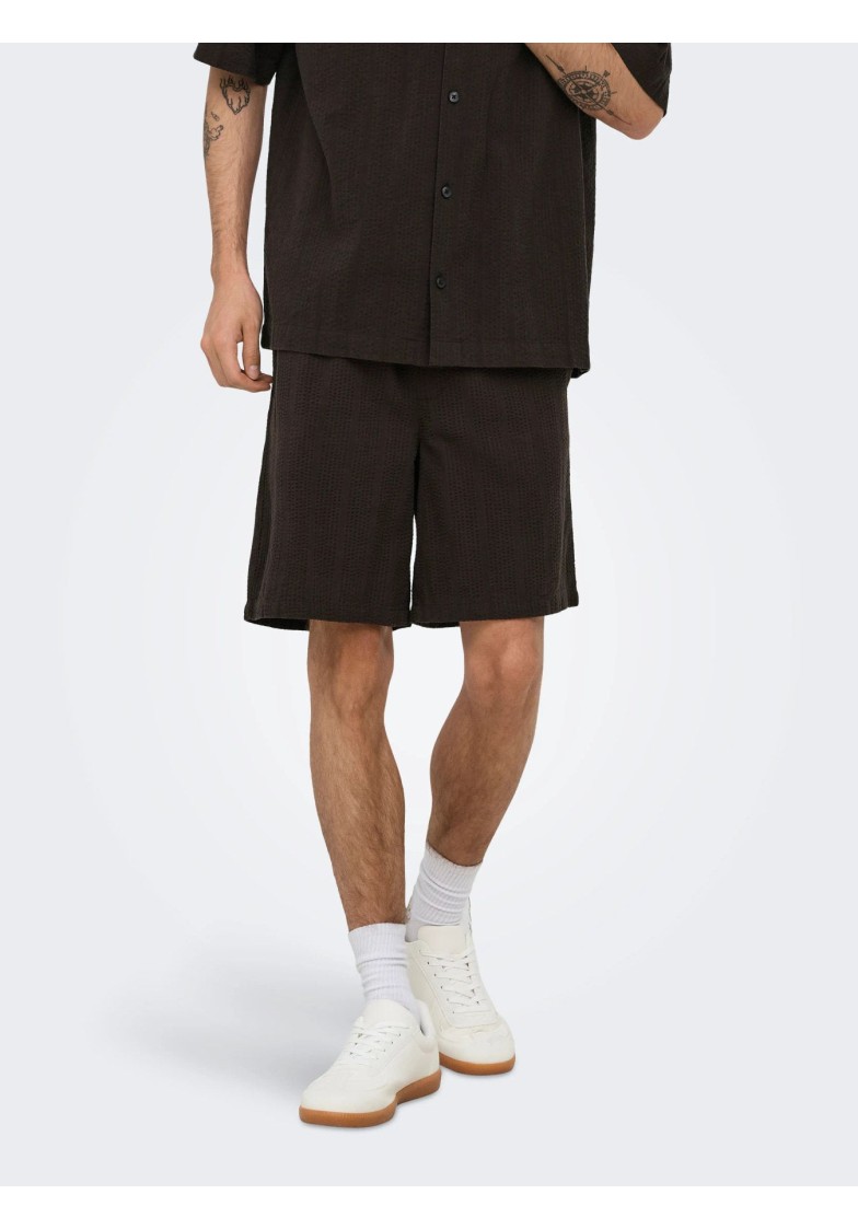 ONSCRUZ SEERSUCKER JOGGER SHORTS