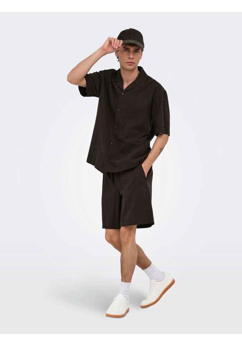 ONSCRUZ SEERSUCKER JOGGER SHORTS