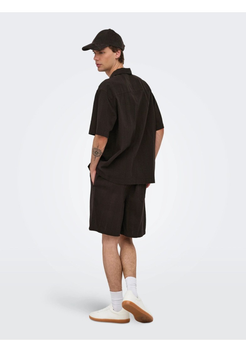 ONSCRUZ SEERSUCKER JOGGER SHORTS