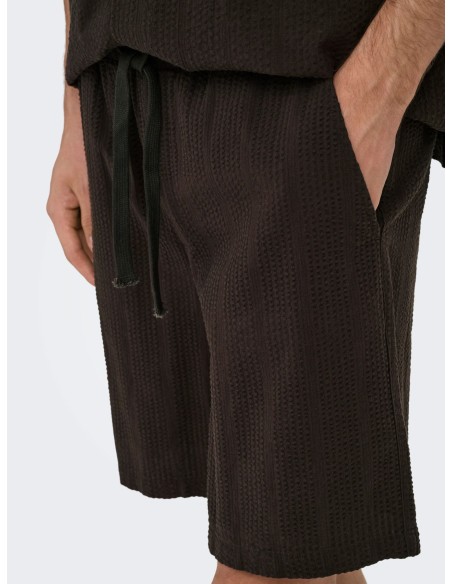 ONSCRUZ SEERSUCKER JOGGER SHORTS