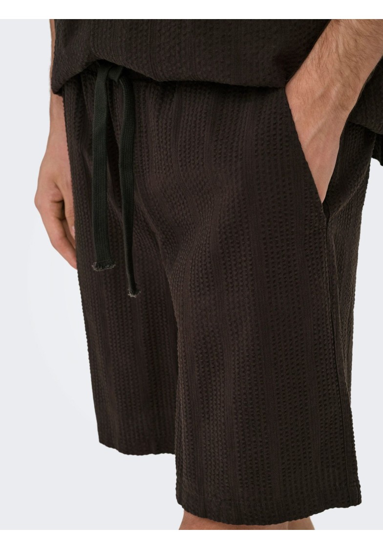 ONSCRUZ SEERSUCKER JOGGER SHORTS