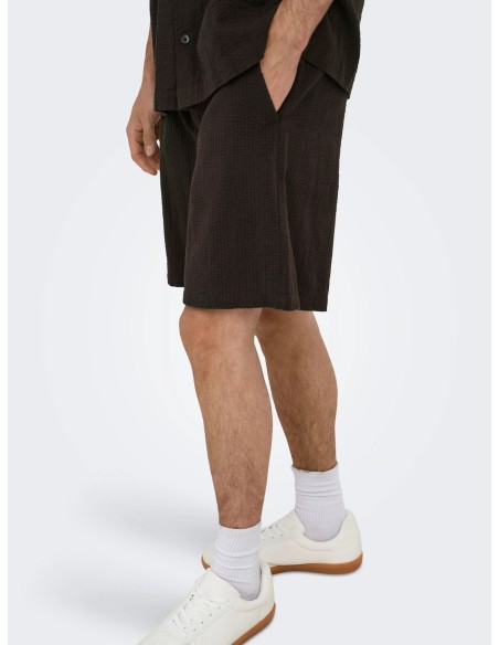 ONSCRUZ SEERSUCKER JOGGER SHORTS